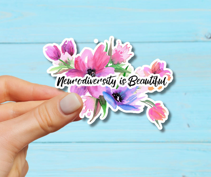 Neurodiversity Sticker, Neurodiversity is Beautiful, Autism Acceptance Sticker, Autism Awareness Sticker, ABA sticker, ADHD,Special Need Mom