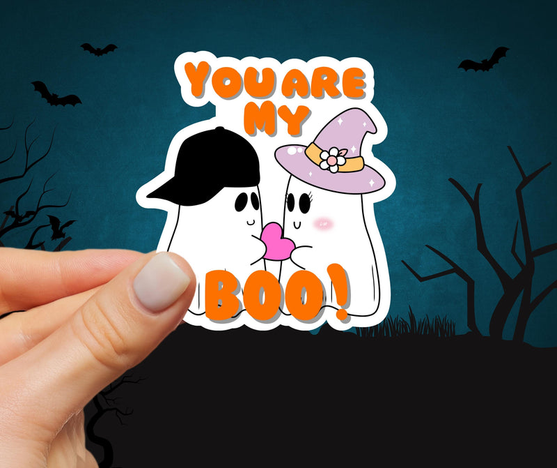 Cute Ghost Sticker You are my Boo Sticker Halloween Ghost Sticker Women Halloween Sticker Cute Fall Sticker Spooky Season Sticker