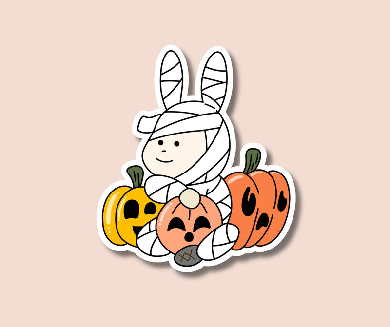 Halloween Bunny Sticker for Halloween Rabbit Sticker Cute Bunny Halloween Sticker for Bunny Lover for Rabbit Sticker for Halloween Cute