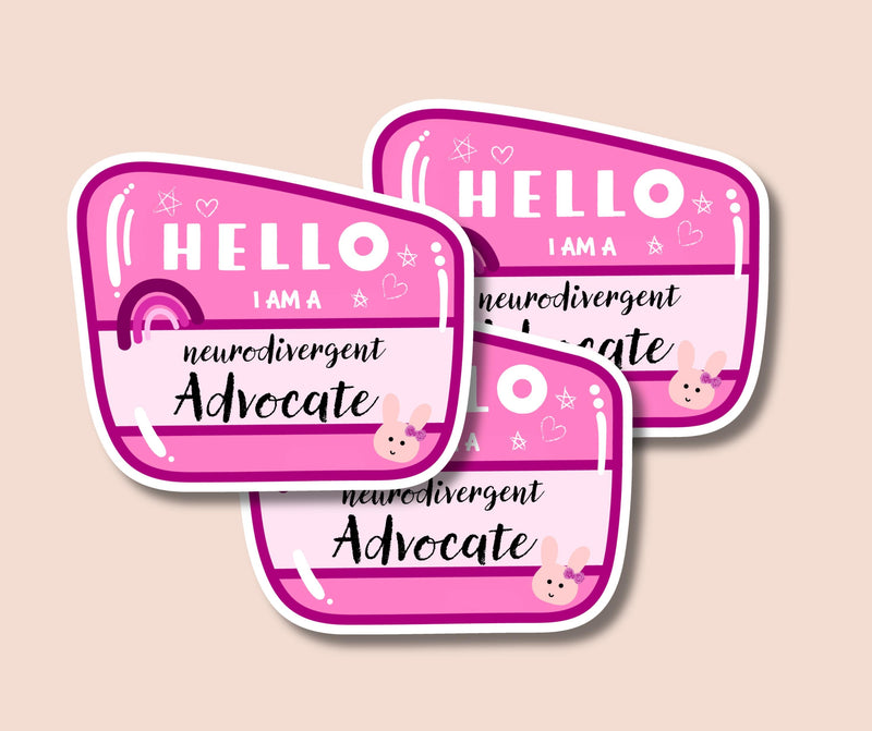 Neurodivergent Advocate Sticker for her sticker for Neurodivergent Advocate sticker for neurodiversity advocate sticker for neurodivergent