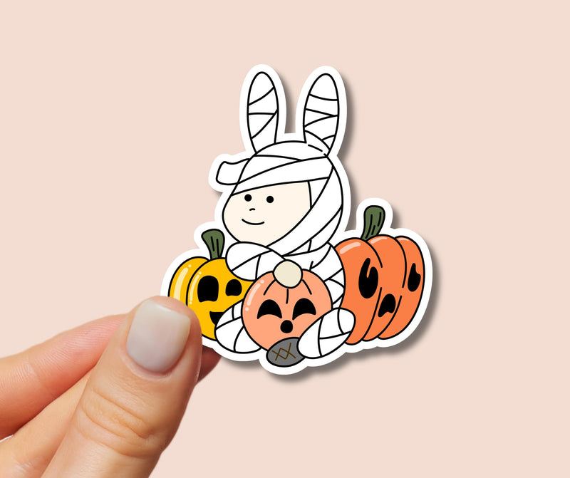 Halloween Bunny Sticker for Halloween Rabbit Sticker Cute Bunny Halloween Sticker for Bunny Lover for Rabbit Sticker for Halloween Cute