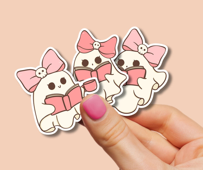 3 Ghost Cute Sticker Cute Ghost Sticker Halloween Ghost Sticker Cute Fall Sticker Cute Spooky Sticker Halloween Cute Sticker Cute Halloween